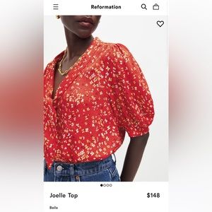 Reformation Joelle Top size S